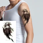 Водостойкие временные тату-наклейки, перо орла, имитация животного, тату для тела, тату боди-арт для девочек, женщин, мужчин и детей