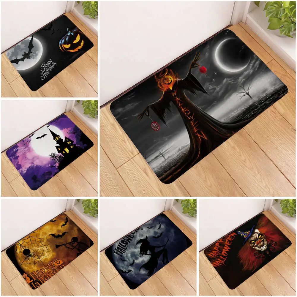 Противоскользящий коврик OIMG для ванной напольный 3D принт Хэллоуин летучая мышь