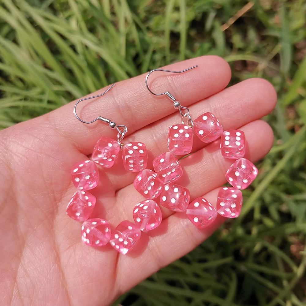 Женские серьги-подвески ручной работы разноцветные с бисером | Украшения и