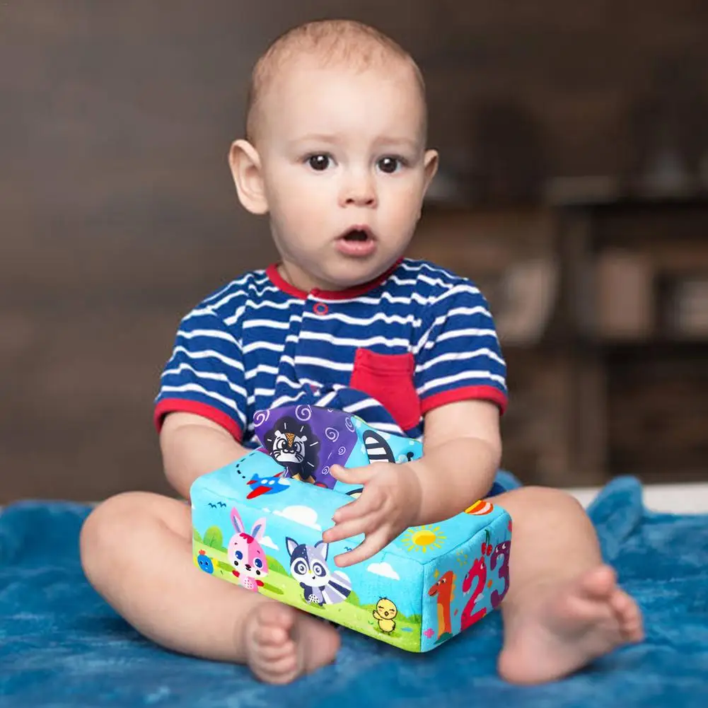 Коробка для салфеток игрушки Монтессори волшебные мягкие сенсорные малышей