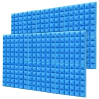12 pack acoustic foam panelsstudio foam pyramid tiles sound absorbing dampening foam treatment wall panels