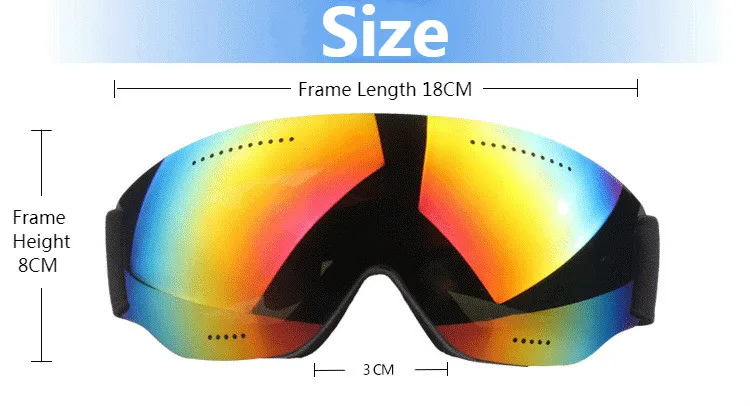 Лыжные очки зимние уличные Сноубординг для мужчин и женщин ветрозащитные