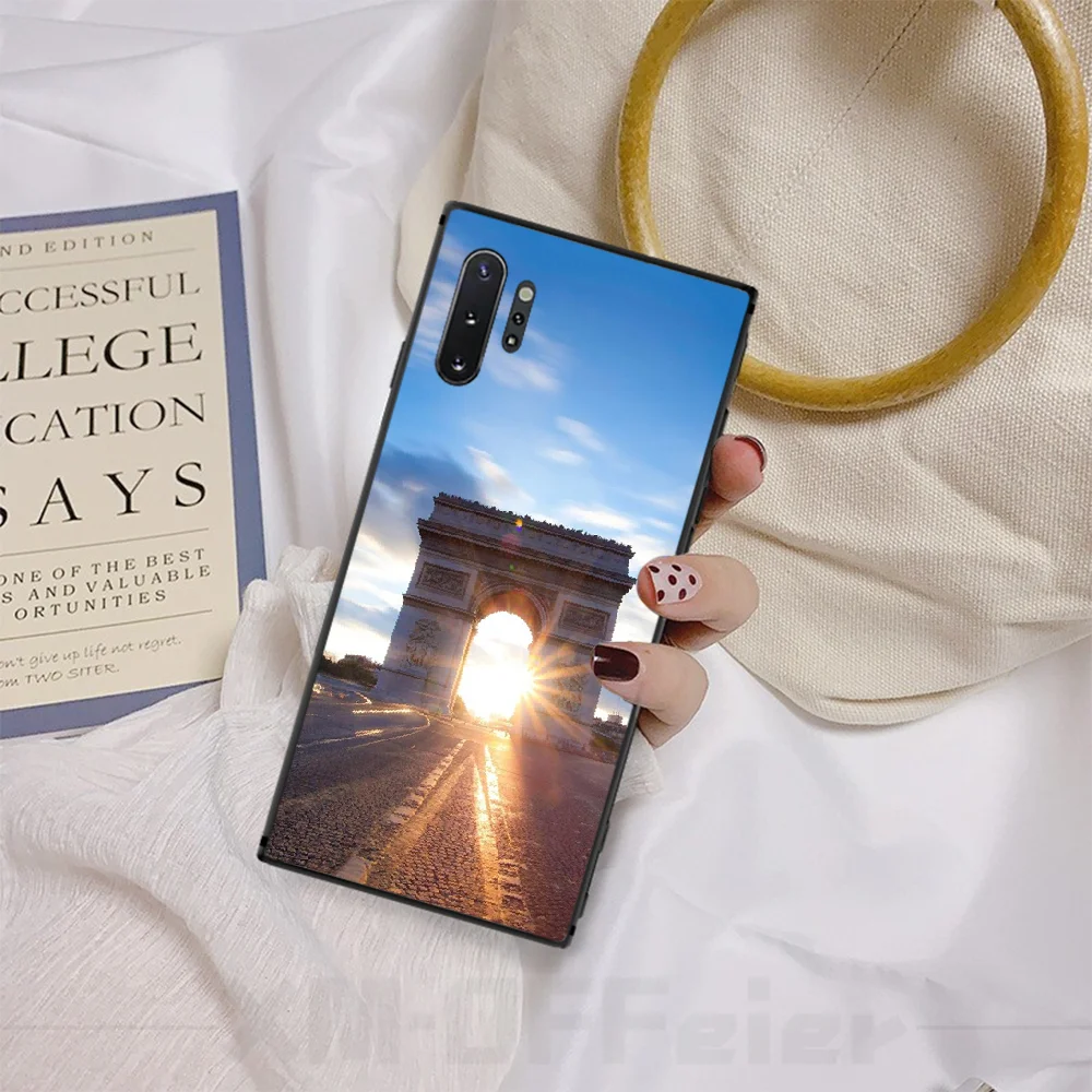 Чехол для телефона BaweiTE Paris Arc de Triomphe Samsung Note4 5 7 8 9 10 Note10 Pro M10 20 30 | Мобильные телефоны