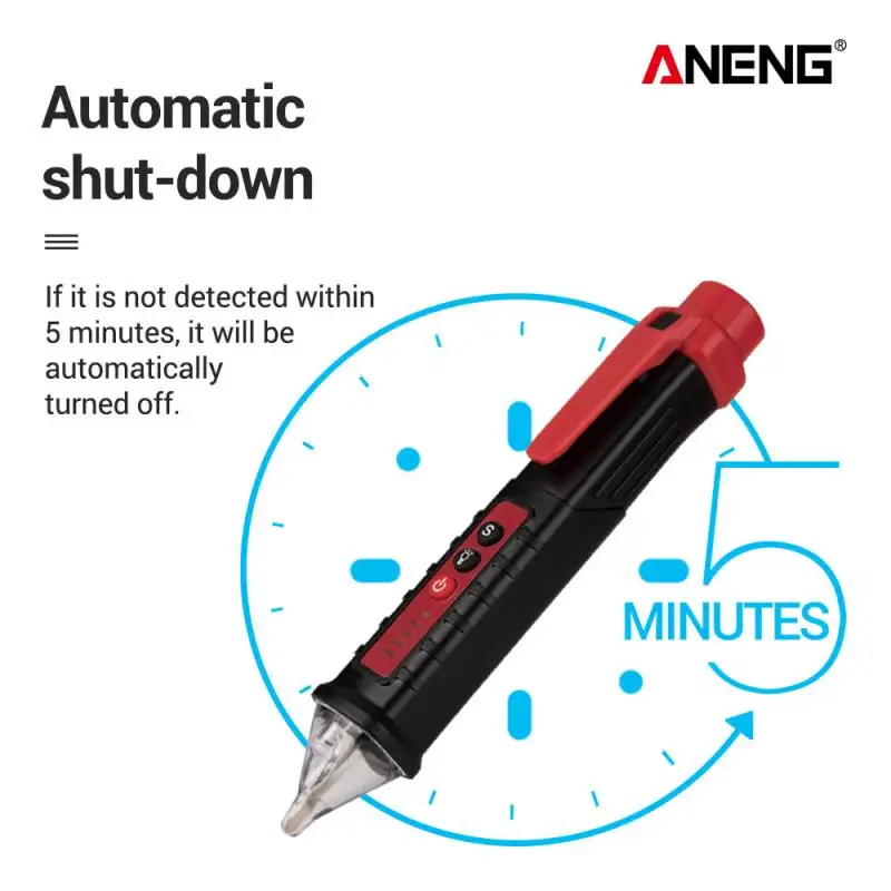 

ANENG VC1010 Digital AC/DC Voltage Detectors Smart Non-Contact Tester Pen Meter 12-1000V Current Electric Sensor Test Pencil