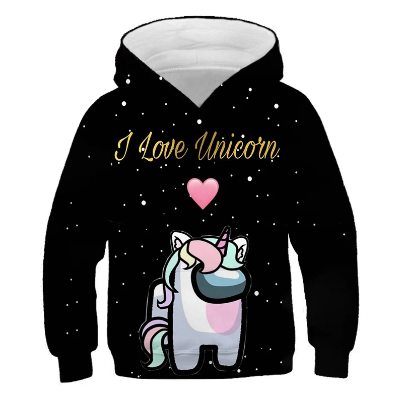 

Sweatshirt 3D Printing Men's Women's Among Us Game Series Pullover Animal Long Sleeve Hoodie Boys Tops Thin Hoodie Sweatshirt