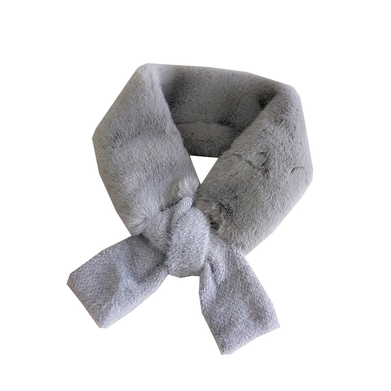 Новинка зимние теплые удобные шарфы из искусственного меха женские толстые на