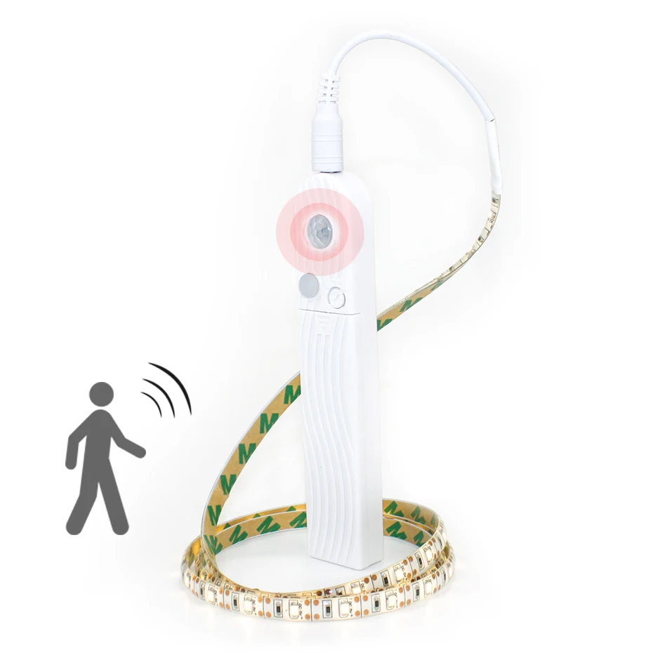 Светодиодная лента DC 5 В с датчиком движения и USB 1 м/2 м/3 м светодиодная