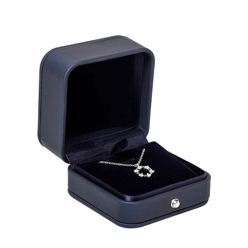 Новинка 2020 модная качественная упаковка ювелирных изделий из искусственной кожи