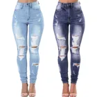 Рваные Джинсы, Женские джинсовые брюки, брюки для женщин, брюки-карандаш с дырками, узкие Джинсы, Джинсы для женщин 2020, новые сы, эластичные