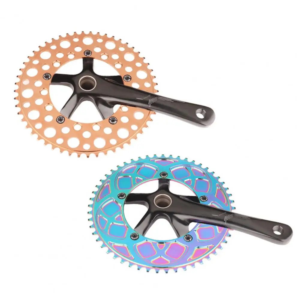 54T/56T Круглый узкая широкая цепь из колец велосипедная Звездочка диаметра