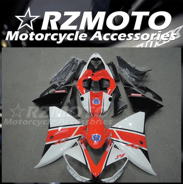 

Полный комплект обтекателей для мотоцикла из АБС-пластика, подходит для YAMAHA YZF- R1 2009 2010 2011 09 10 11, кузов красного и белого цвета