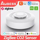 Умный детектор углекислого газа Zigbee, Wi-Fi датчик формальдегида, VOC, управление через приложение