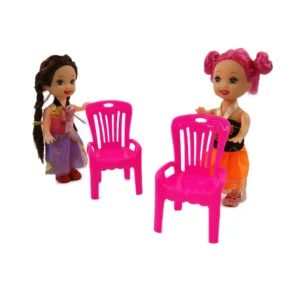 Ролевые игры аксессуары мини-стул милый маленький Келли кукольный для Барби Кукла девочка, Детские кубики, подарки для детей, играет дом мебель Наборы игрушек