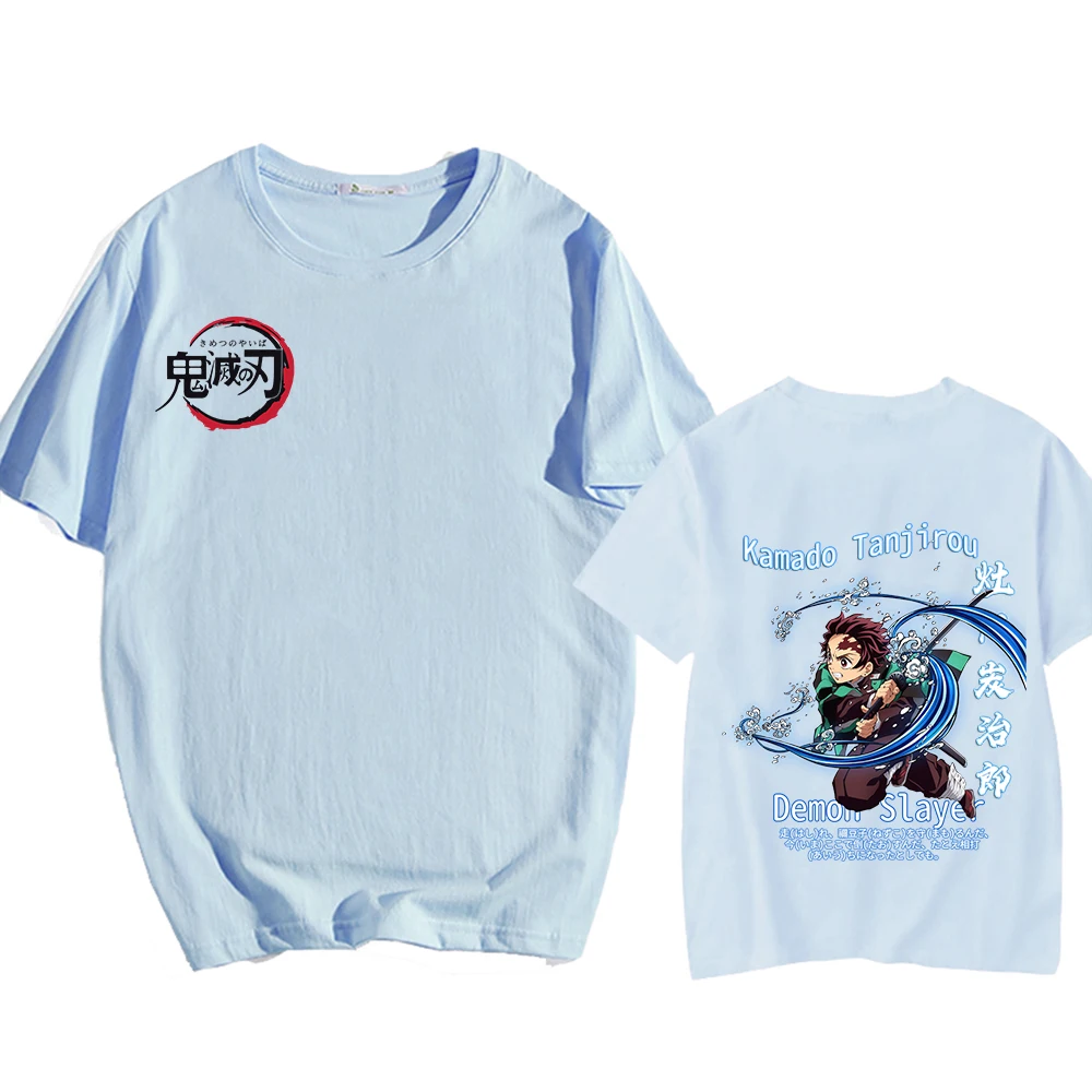 

2021 Anime Demon Slayer Women Korean Fashion Regular T-Shirt
