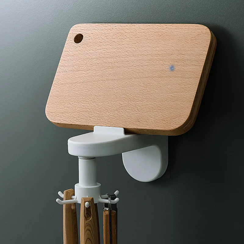 

Креативная многофункциональная Кухня 6 когти 360 ° вращающийся держатель Apple сильный клеящийся крюк крыши подвесная сумка для хранения Ванная комната вешалка настенная стойка