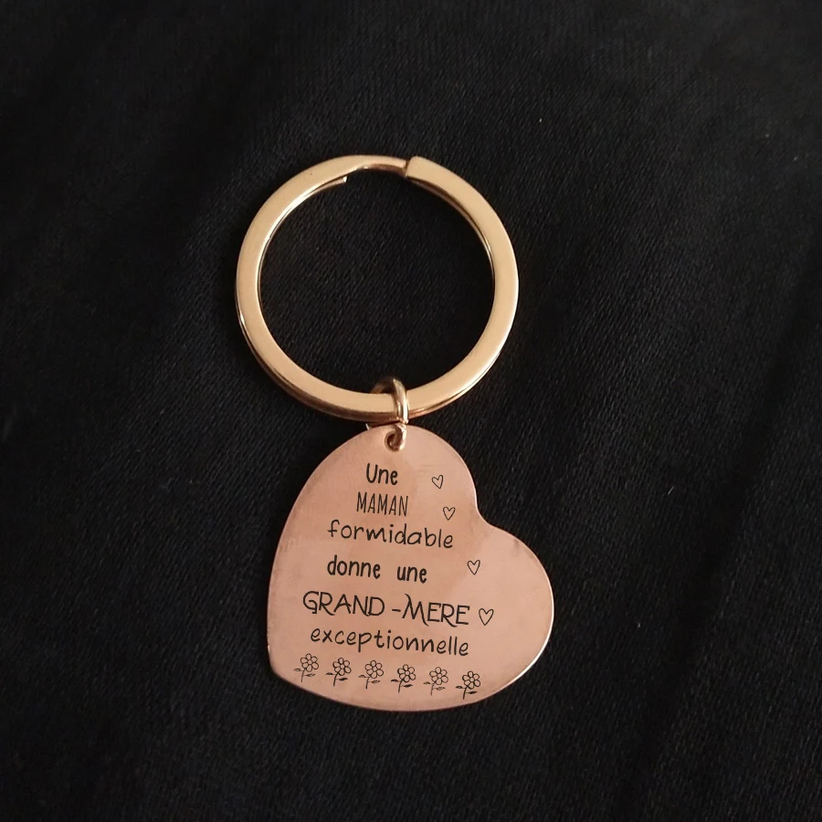 Брелок для ключей FLYANGEL в форме сердца брелок бабушек ювелирные изделия подарки с