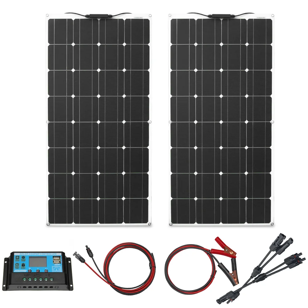 Гибкая солнечная батарея по оптовочной ценеоп 400w100W 200W 300Ws высокого качества 12V 24V