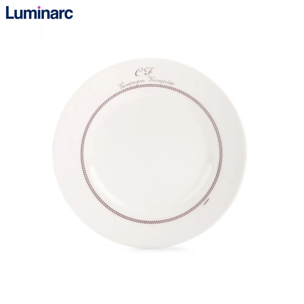 Набор десертных тарелок LUMINARC \"БРОДЕРИ\" 19 см. 4 шт. стекло |Блюдца и тарелки| |