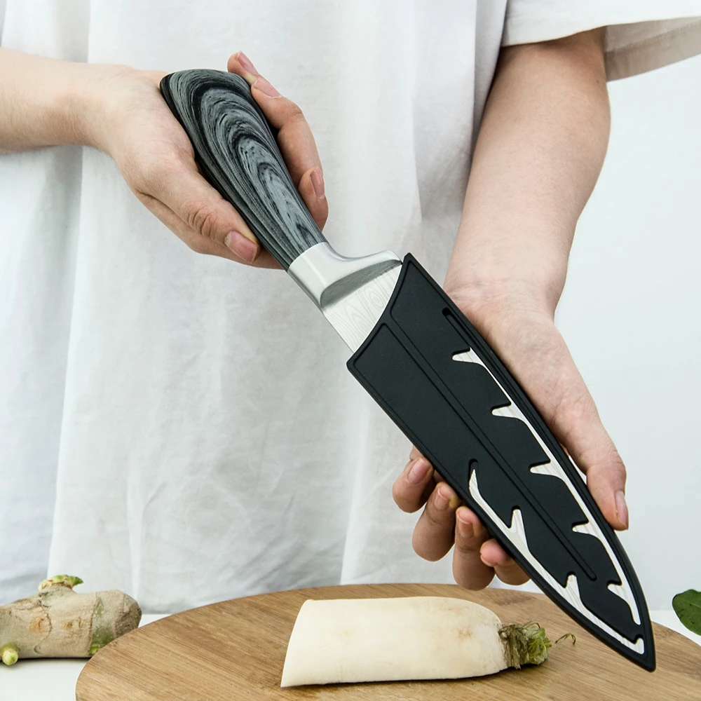 XYj набор кухонных ножей шеф повара инструментов лезвие из нержавеющей стали с