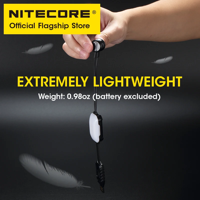 

NITECORE LC10 Magnetic Outdoor USB Charger for Rechargeable Li-ion Battery 18650 21700 With Sensor light Lightning Adapter