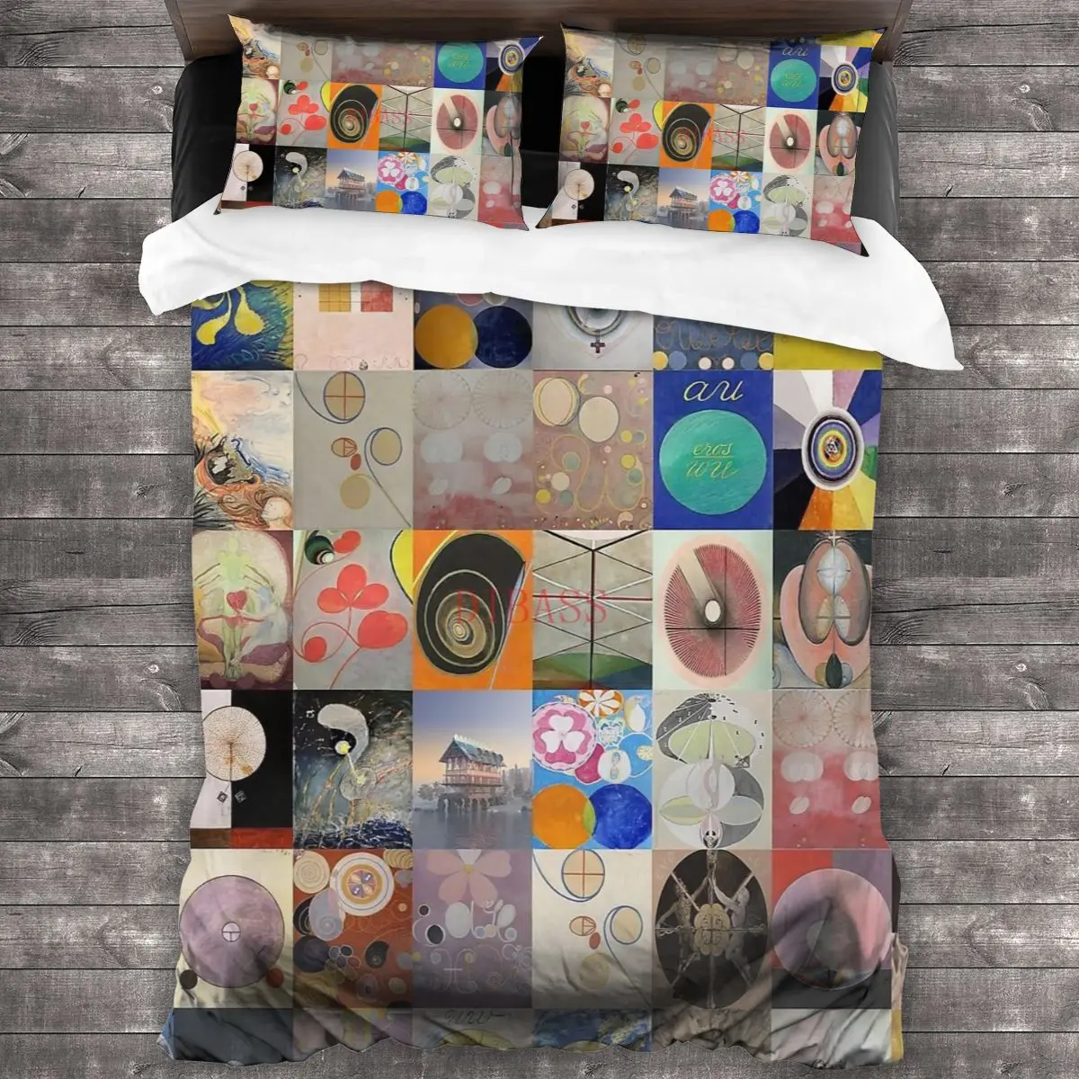 

Мягкая искусственная наволочка Hilma Af Klint с 2 наволочками, пододеяльник с застежкой-молнией, одеяло большого размера