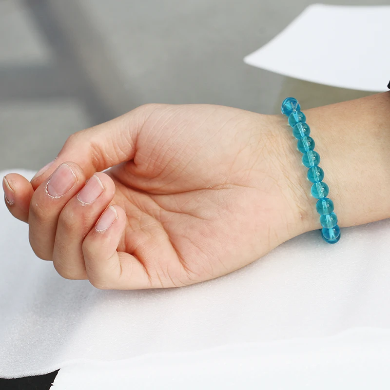 100 шт 8 мм хрустальные бусины браслет приносит счастливые и подарки для семьи