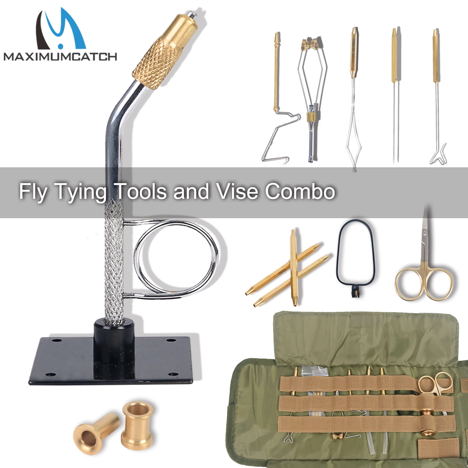 Миниатюрные плоскогубцы Maximumcatch для вязания мушек с вращением на 360 градусов