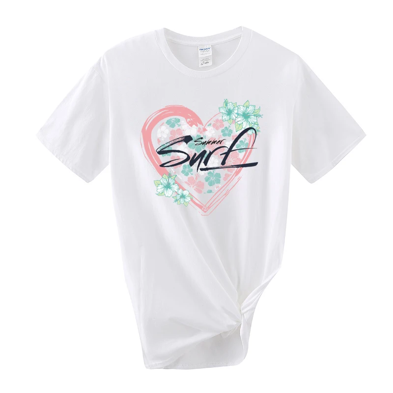 Женская летняя футболка с круглым вырезом и коротким рукавом | одежда