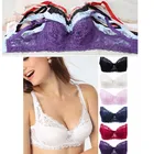 Женский кружевной бюстгальтер с чашкой B C D и глубоким V-образным вырезом