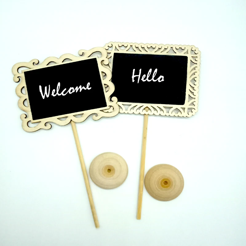 5 шт. деревянные Меловые доски для письма и сообщений | Дом сад