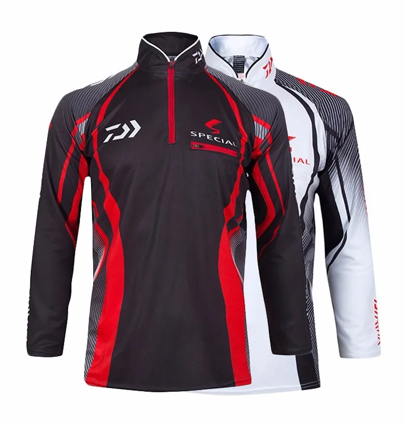 Бренд dawa рыболовство рубашка для мужчин на открытом воздухе молния дышащая