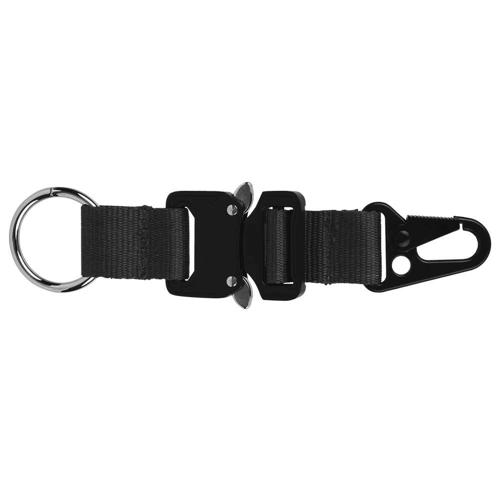 Тактика прочная нейлоновая тесьма висячая Пряжка Карабин из цинкового сплава