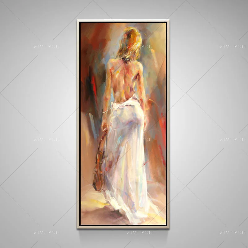 Современная картина битy Woman ручной работы маслом на холсте стену декор для