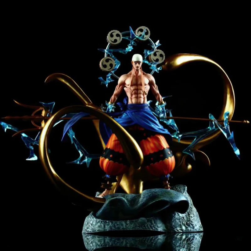 

36cm Anime One Piece God Gk Statue Enel Pvc Collection Model Figure Toys