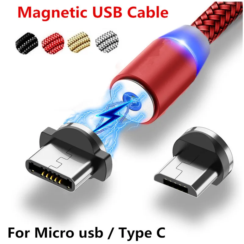 Магнитный usb кабель для Тип Кабеля C Micro USB передачи данных быстрой зарядки SONY Xperia L1