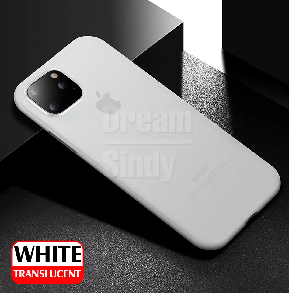 Роскошный ультра тонкий чехол 0,26 мм для iPhone 11 Pro XS Max XR XS X чехол для iPhone 6 6s 7 8 Plus PC противоударный чехол