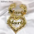 Серьги в БАМБУКОВОМ стиле, 30-90 мм