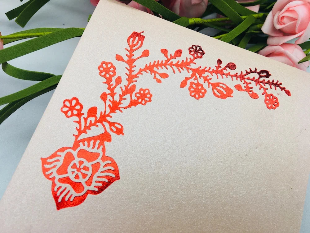Горячая фольга горячего Фольга штампованная металлическая под давлением из 2 предметов границы бумага для скрапбукинга ручной работы карты дырокола Art Alinacutle