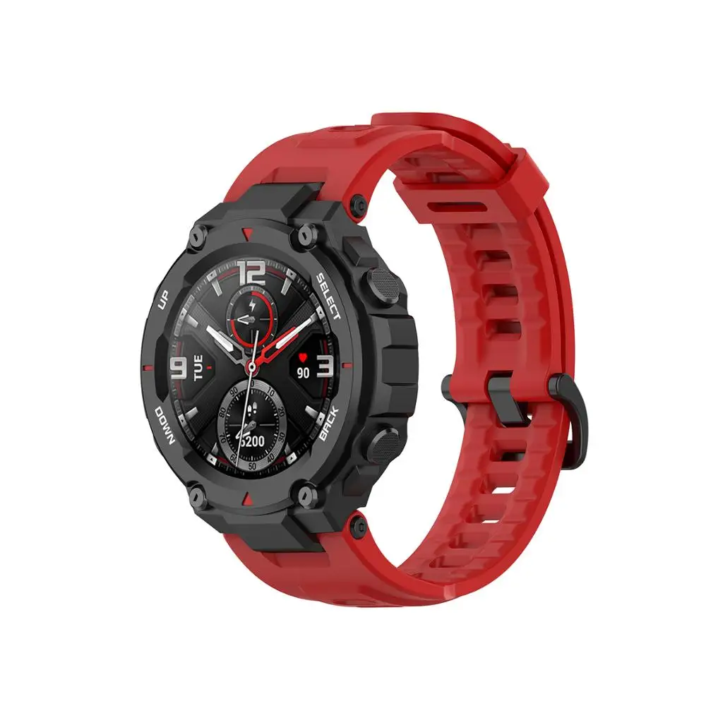 FIFATA Silicone Band For Amazfit T-Rex Pro Wrist Strap Sport Smart Watch Huami T-rex Bracelet Accessories | Электроника