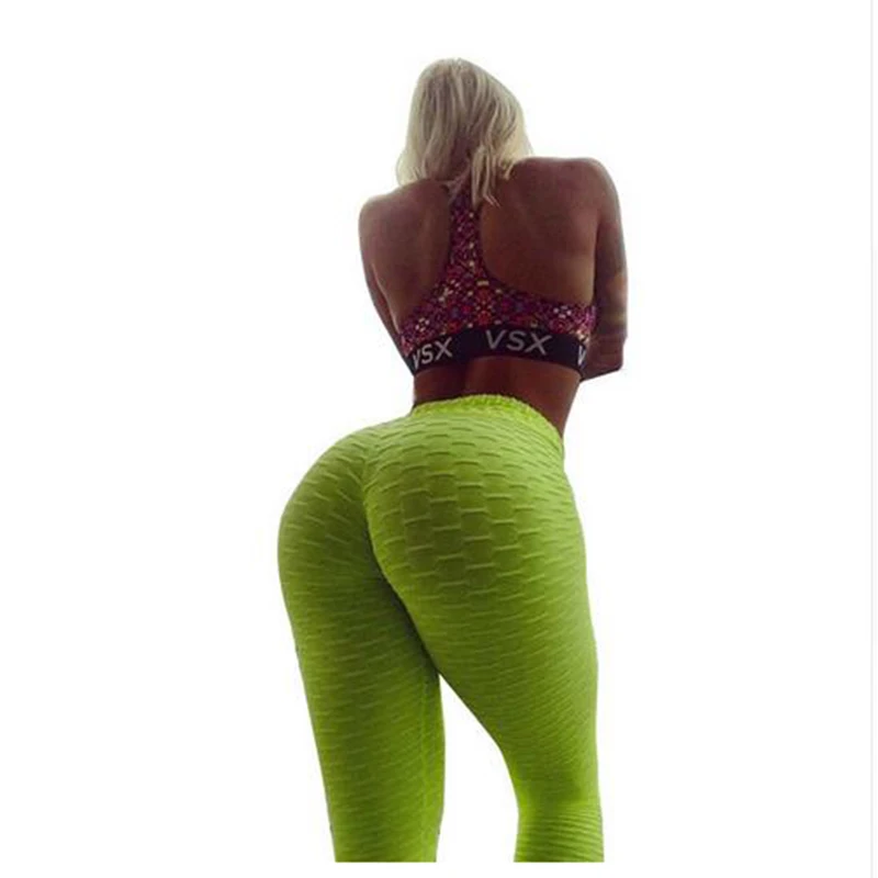 

SVOKOR Women Pink High Waist Fitness Leggings Elastic Force Female Push Up Black Spandex Pants Workout Leggings Femme Plus Size