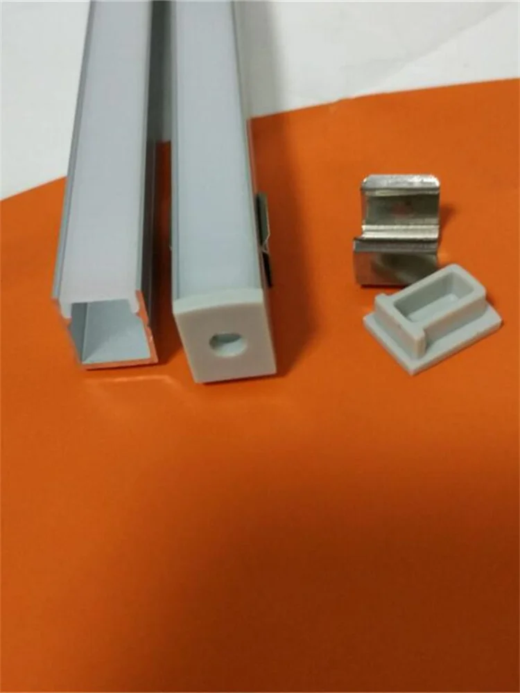 Комплекты 10X1 м хорошая цена алюминиевый профиль для светодиодной световой балки