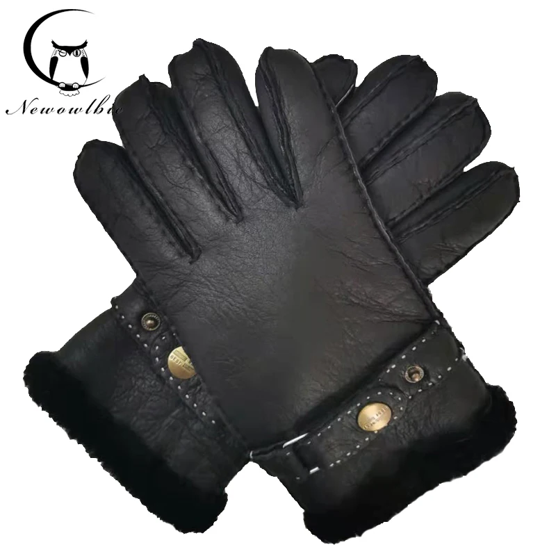 

Перчатки Мужские Зимние/Осенние из натуральной кожи с мехом