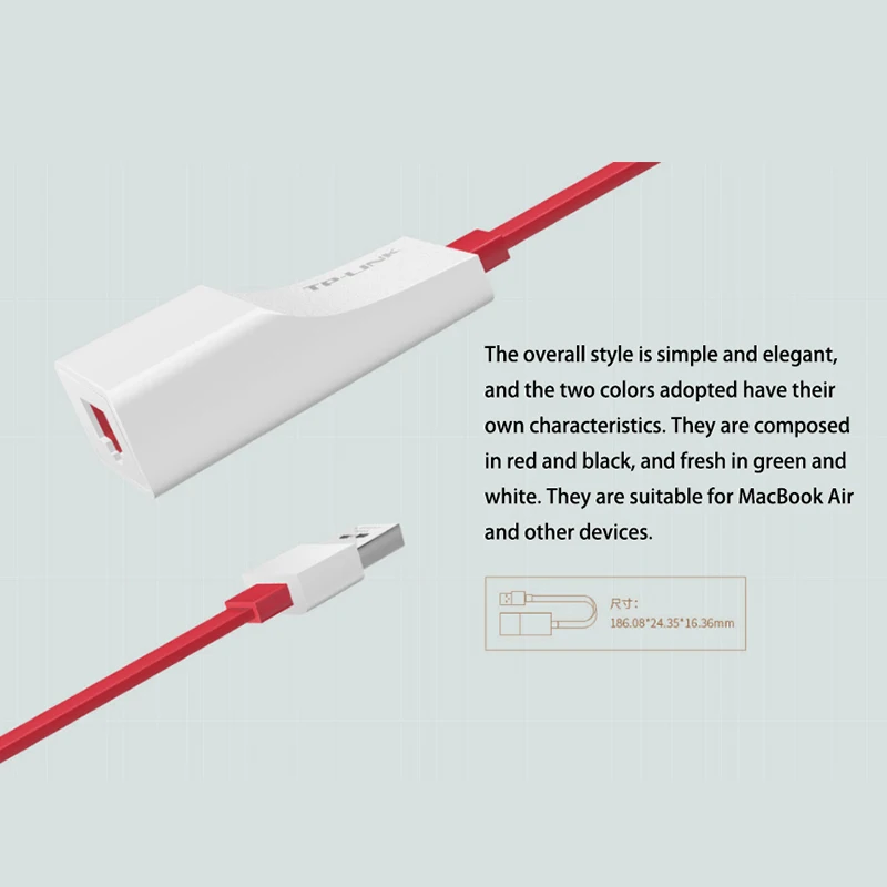 TP-LINK TL-UF210 внешний USB Проводная сетевая карта этернета адаптер 2 0 10/100M для
