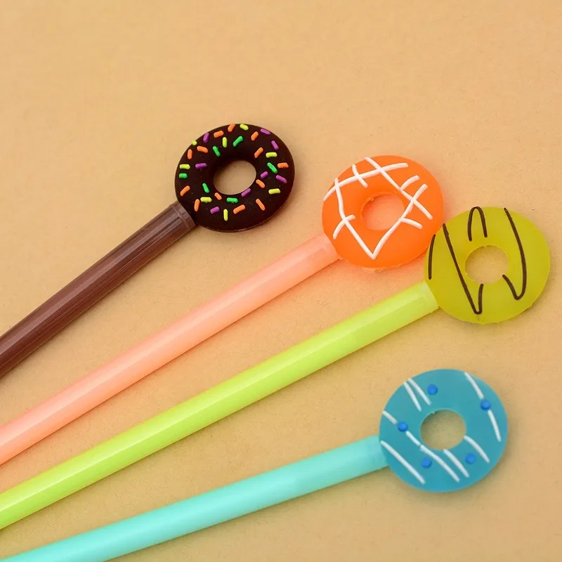 Конфеты цветные пончик ручка с чернилами стандартных цветов рекламное
