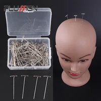 plussign wig t pins 1 5 inch for holding wigs hair extender wig making blocking knitting modelling and crafts 50pcs t pins