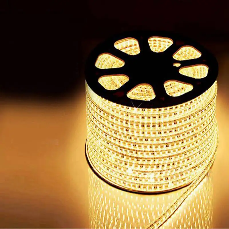 Гибкая светодиодная ленсветильник 1-25 м 2835 в перем. Тока светодиодов/м | Лампы и