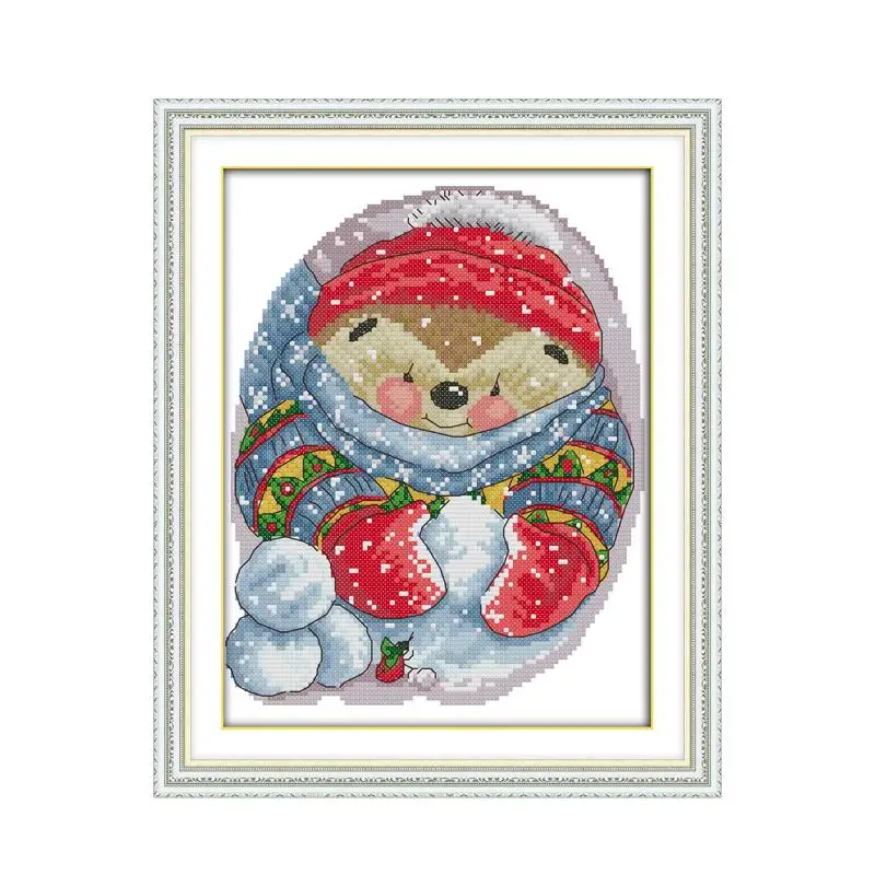 Набор для вышивки крестиком Ежик сделай сам | Дом и сад