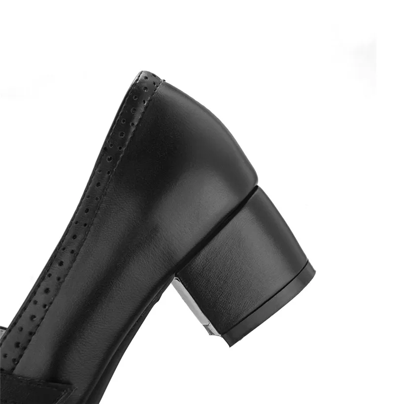 Милые женские туфли лодочки Цвет синий белый 4 см Средний квадратный каблук