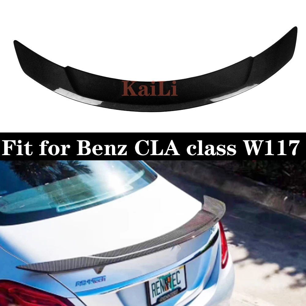 C117 спойлер на задний багажник из углеродного волокна RT стиль для Mercedes Benz CLA Class W117