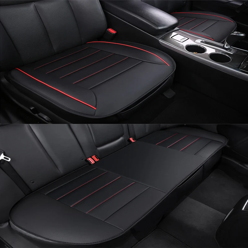 Kaufen Auto Sitz Abdeckung Pu Leder Auto Sitzkissen Universal Protector Stuhl Matte Pad Zubehör Anti-slip